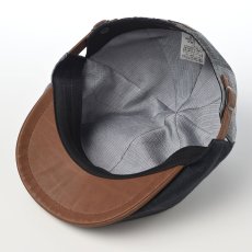 画像4: LINEN PATCHWORK HUNTING（リネンパッチワーク ハンチング） SE815 ネイビー (4)