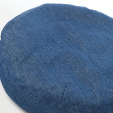 画像5: COTTON LINEN LIGHT DENIM BERET（コットン リネン ライトデニム ベレー） SE816 ブルー (5)