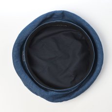 画像6: COTTON LINEN LIGHT DENIM BERET（コットン リネン ライトデニム ベレー） SE816 ブルー (6)