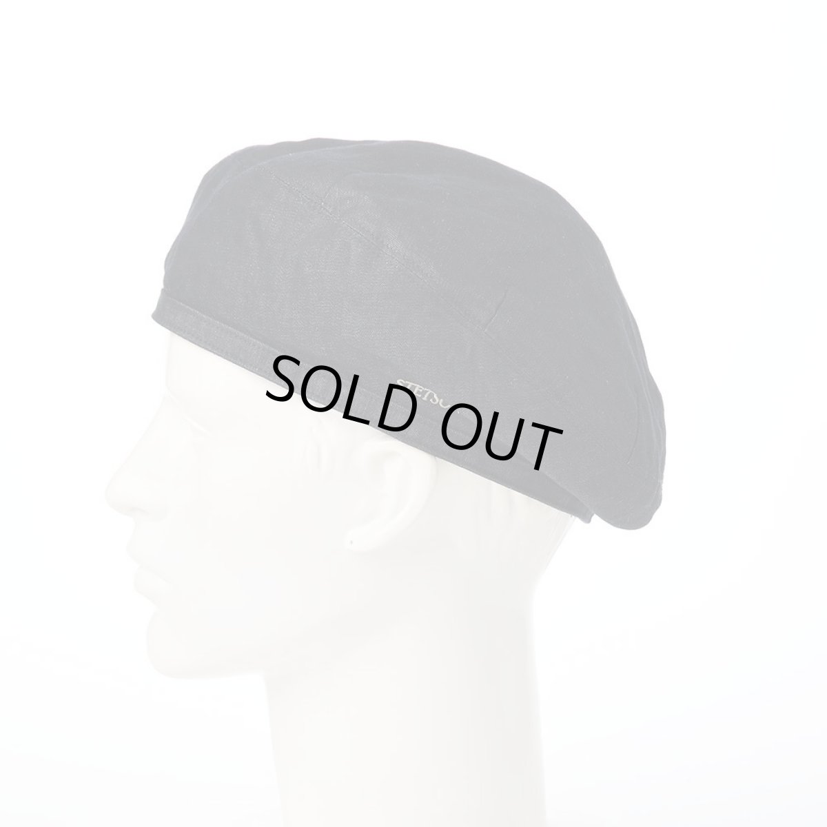 画像2: COTTON LINEN LIGHT DENIM BERET（コットン リネン ライトデニム ベレー） SE816 ダークネイビー (2)