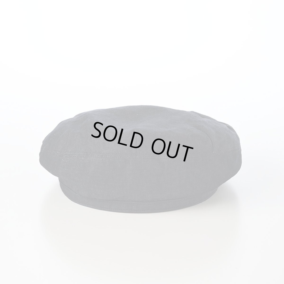 画像4: COTTON LINEN LIGHT DENIM BERET（コットン リネン ライトデニム ベレー） SE816 ダークネイビー (4)