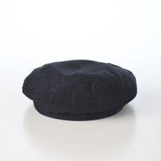 画像4: COTTON LINEN LIGHT DENIM BERET（コットン リネン ライトデニム ベレー） SE816 ダークネイビー (4)