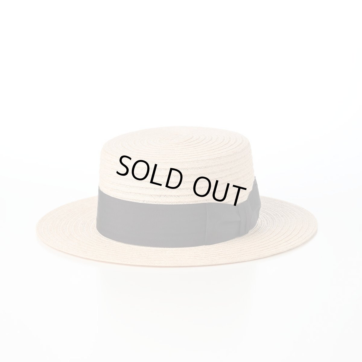 画像1: LINEN BRAID KANKAN HAT（リネンブレード カンカンハット） SE821 エクリュ (1)