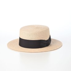 画像1: LINEN BRAID KANKAN HAT（リネンブレード カンカンハット） SE821 エクリュ (1)