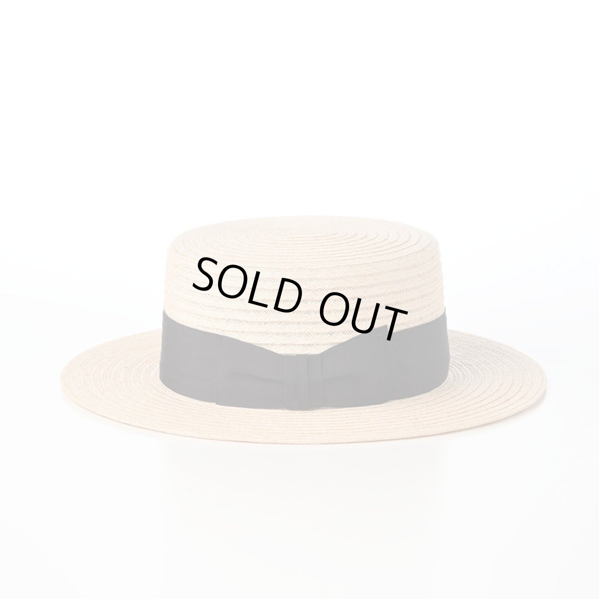画像2: LINEN BRAID KANKAN HAT（リネンブレード カンカンハット） SE821 エクリュ (2)