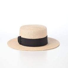 画像3: LINEN BRAID KANKAN HAT（リネンブレード カンカンハット） SE821 エクリュ (3)