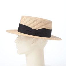 画像7: LINEN BRAID KANKAN HAT（リネンブレード カンカンハット） SE821 エクリュ (7)
