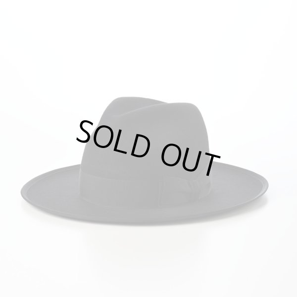 WOOL FELT LONG FLAT BRIM（ウールフェルト ロングフラットブリム