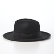 STETSON SE827 フラットブリムフェルトハット　黒色 STETSON SE827 フラットブリムフェルトハット | HATLABO