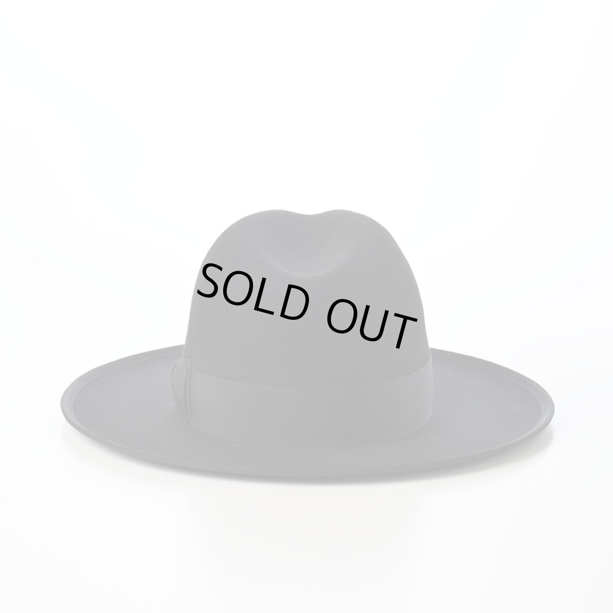 画像3: WOOL FELT LONG FLAT BRIM（ウールフェルト ロングフラットブリム） SE827 ブラック (3)