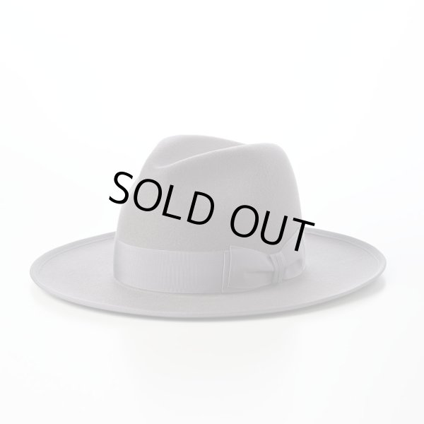 WOOL FELT LONG FLAT BRIM（ウールフェルト ロングフラットブリム