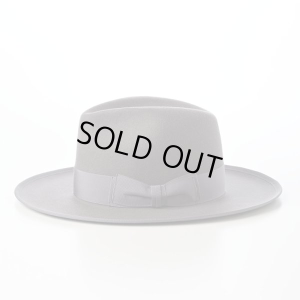 WOOL FELT LONG FLAT BRIM（ウールフェルト ロングフラットブリム