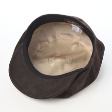 画像4: PIG SUEDE CASKET(ピッグスエード キャスケット) SE829 ダークブラウン (4)