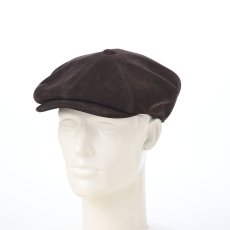 画像5: PIG SUEDE CASKET(ピッグスエード キャスケット) SE829 ダークブラウン (5)