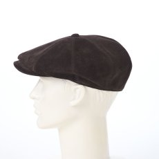 画像6: PIG SUEDE CASKET(ピッグスエード キャスケット) SE829 ダークブラウン (6)