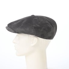 画像6: PIG SUEDE CASKET(ピッグスエード キャスケット) SE829 スミクロ (6)