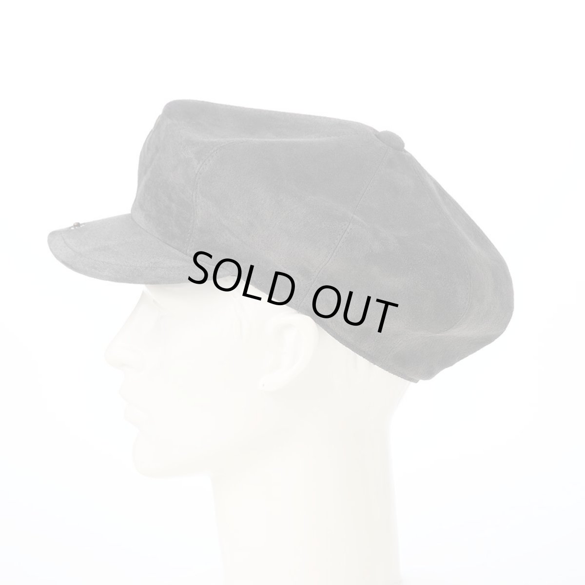 画像7: PIG SUEDE CASKET（ピッグスエード キャスケット） SE829 スミクロ (7)