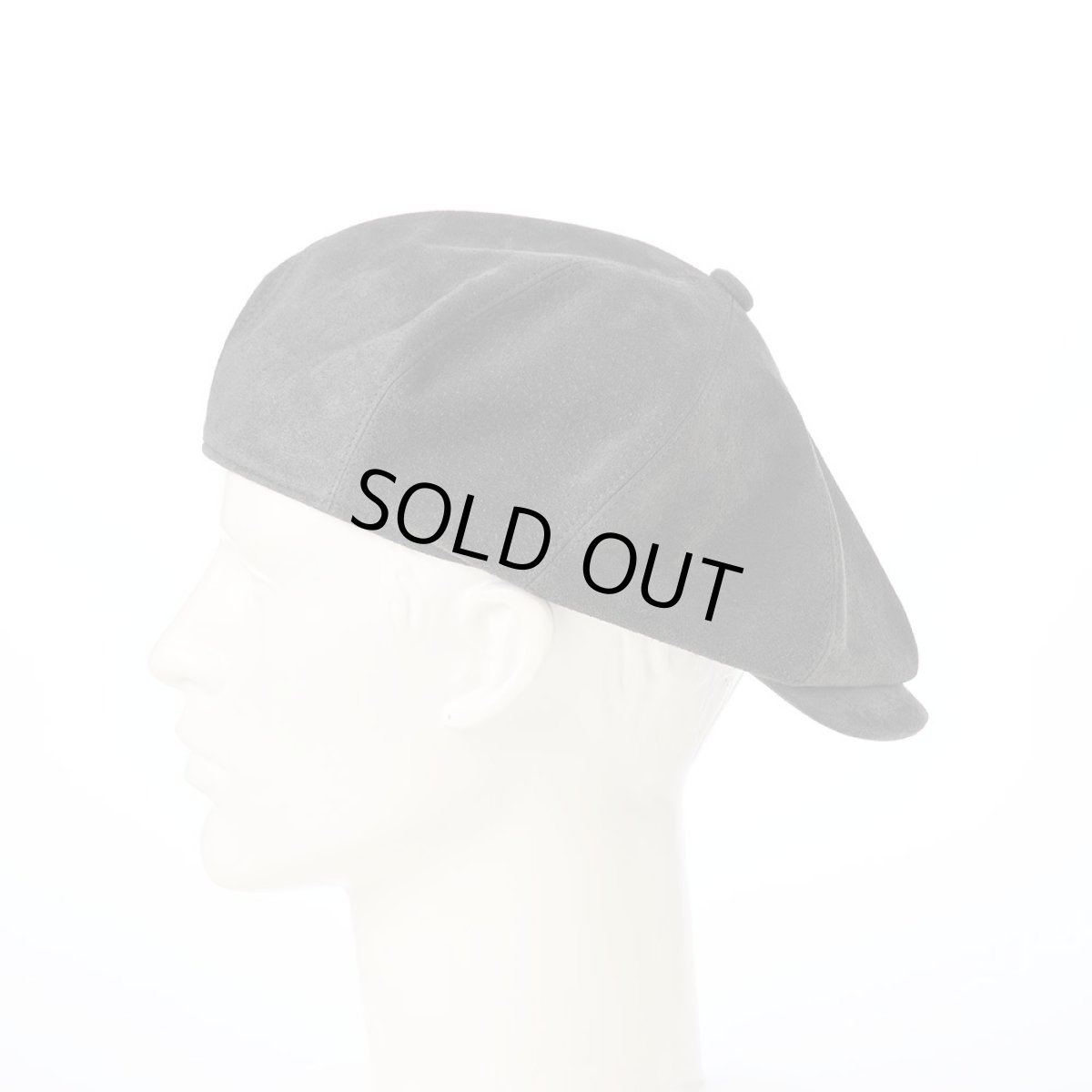 画像8: PIG SUEDE CASKET（ピッグスエード キャスケット） SE829 スミクロ (8)