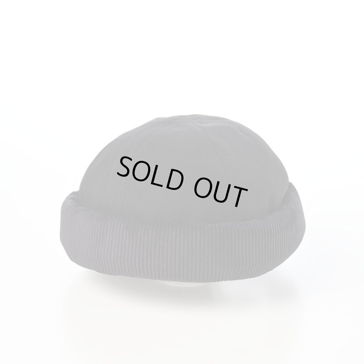 画像1: CORDUROY FISHERMAN CAP（コーデュロイ フィッシャーマン キャップ） SE832 ブラック (1)