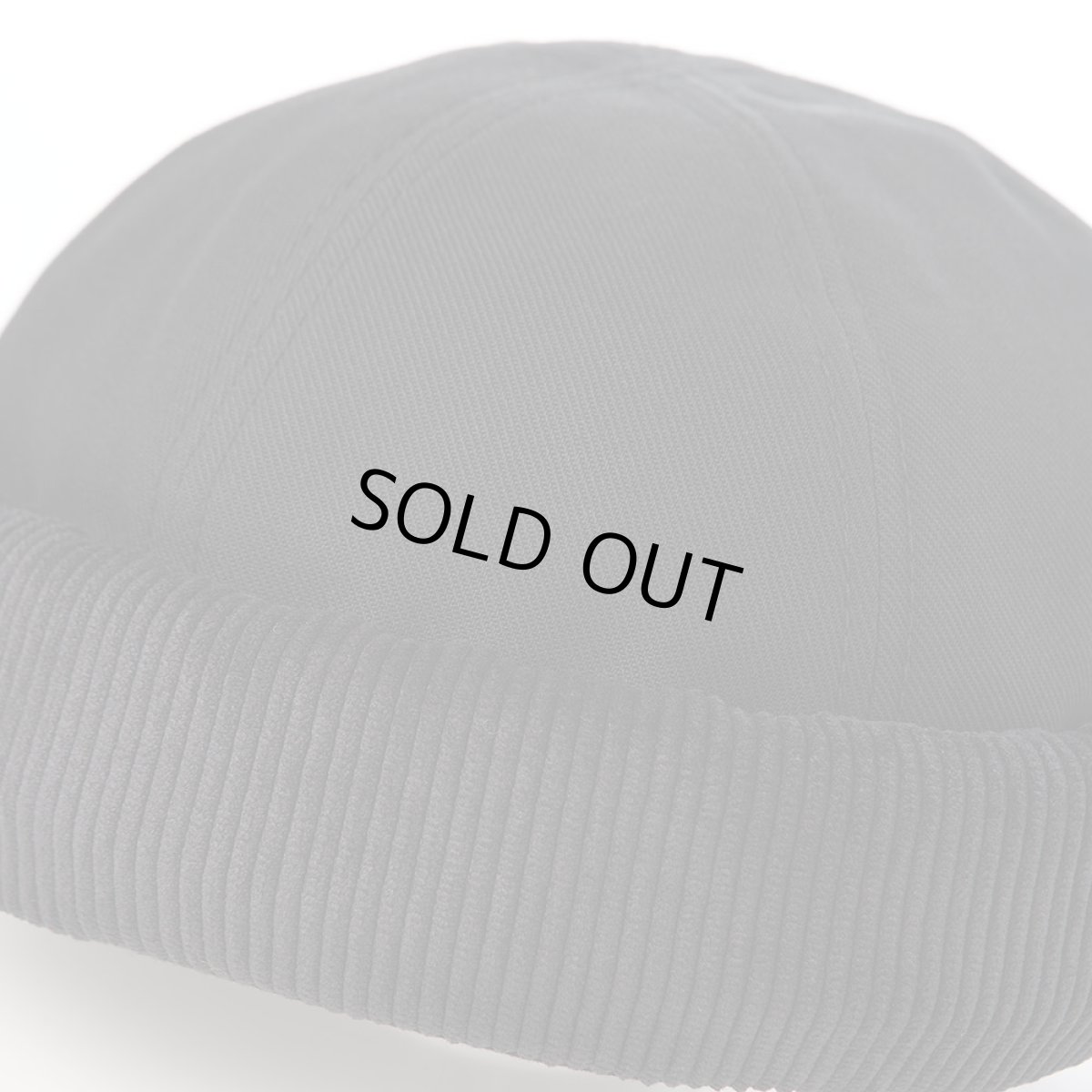 画像3: CORDUROY FISHERMAN CAP（コーデュロイ フィッシャーマン キャップ） SE832 ブラック (3)