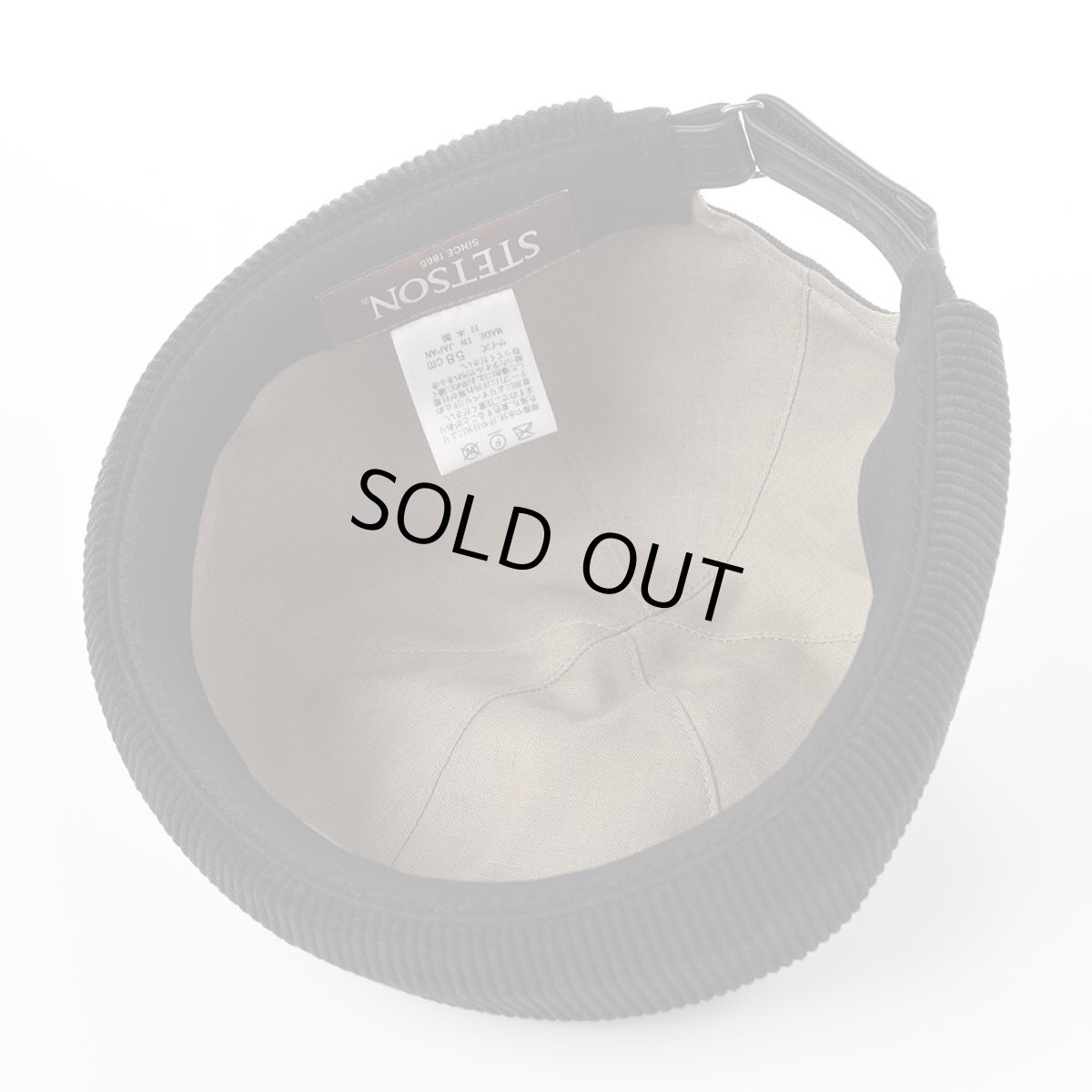 画像4: CORDUROY FISHERMAN CAP（コーデュロイ フィッシャーマン キャップ） SE832 ブラック (4)