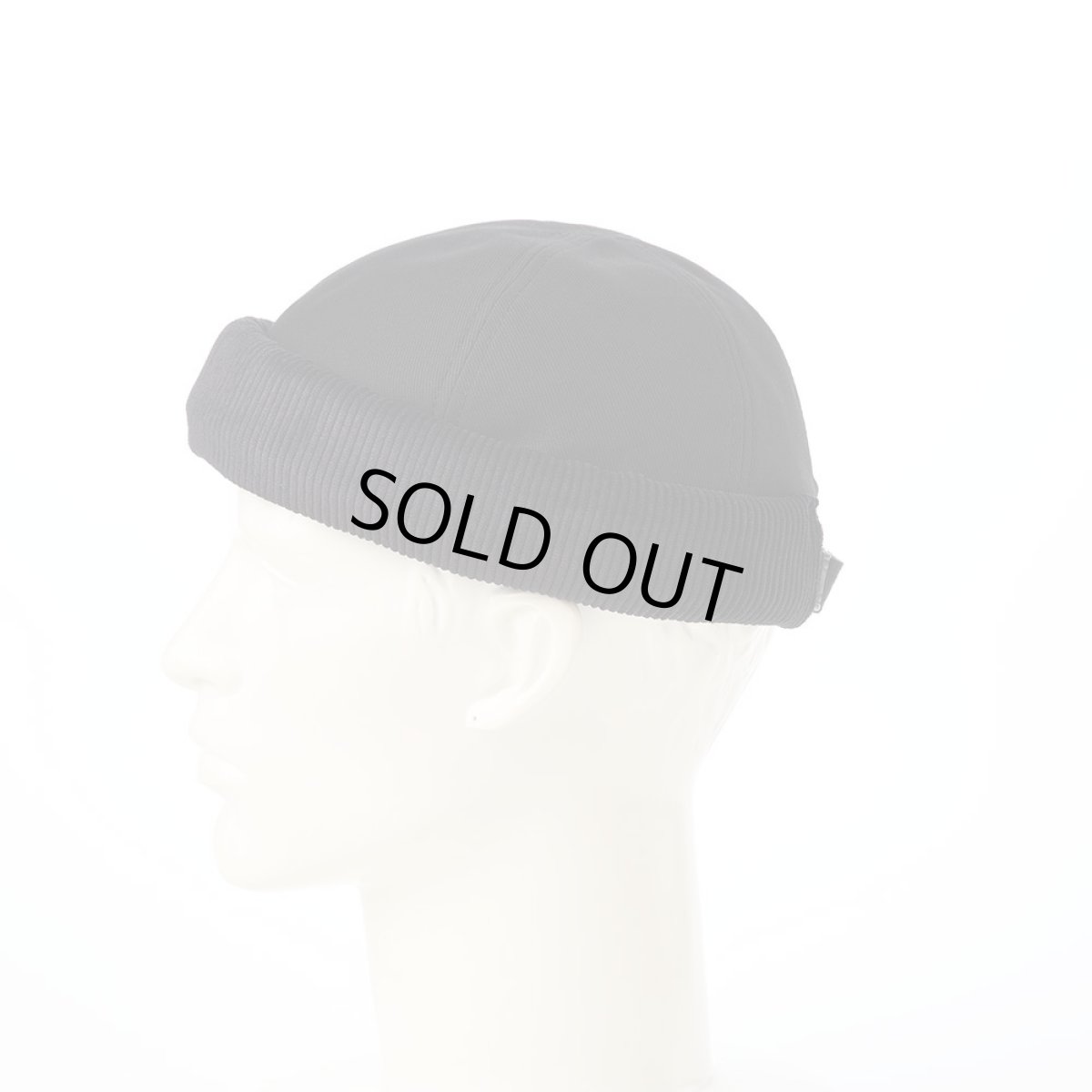 画像6: CORDUROY FISHERMAN CAP（コーデュロイ フィッシャーマン キャップ） SE832 ブラック (6)