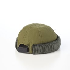 画像2: CORDUROY FISHERMAN CAP（コーデュロイ フィッシャーマン キャップ） SE832 カーキ (2)
