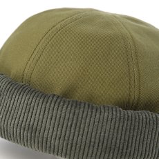 画像3: CORDUROY FISHERMAN CAP（コーデュロイ フィッシャーマン キャップ） SE832 カーキ (3)