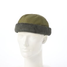 画像5: CORDUROY FISHERMAN CAP（コーデュロイ フィッシャーマン キャップ） SE832 カーキ (5)