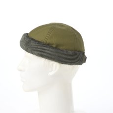 画像6: CORDUROY FISHERMAN CAP（コーデュロイ フィッシャーマン キャップ） SE832 カーキ (6)
