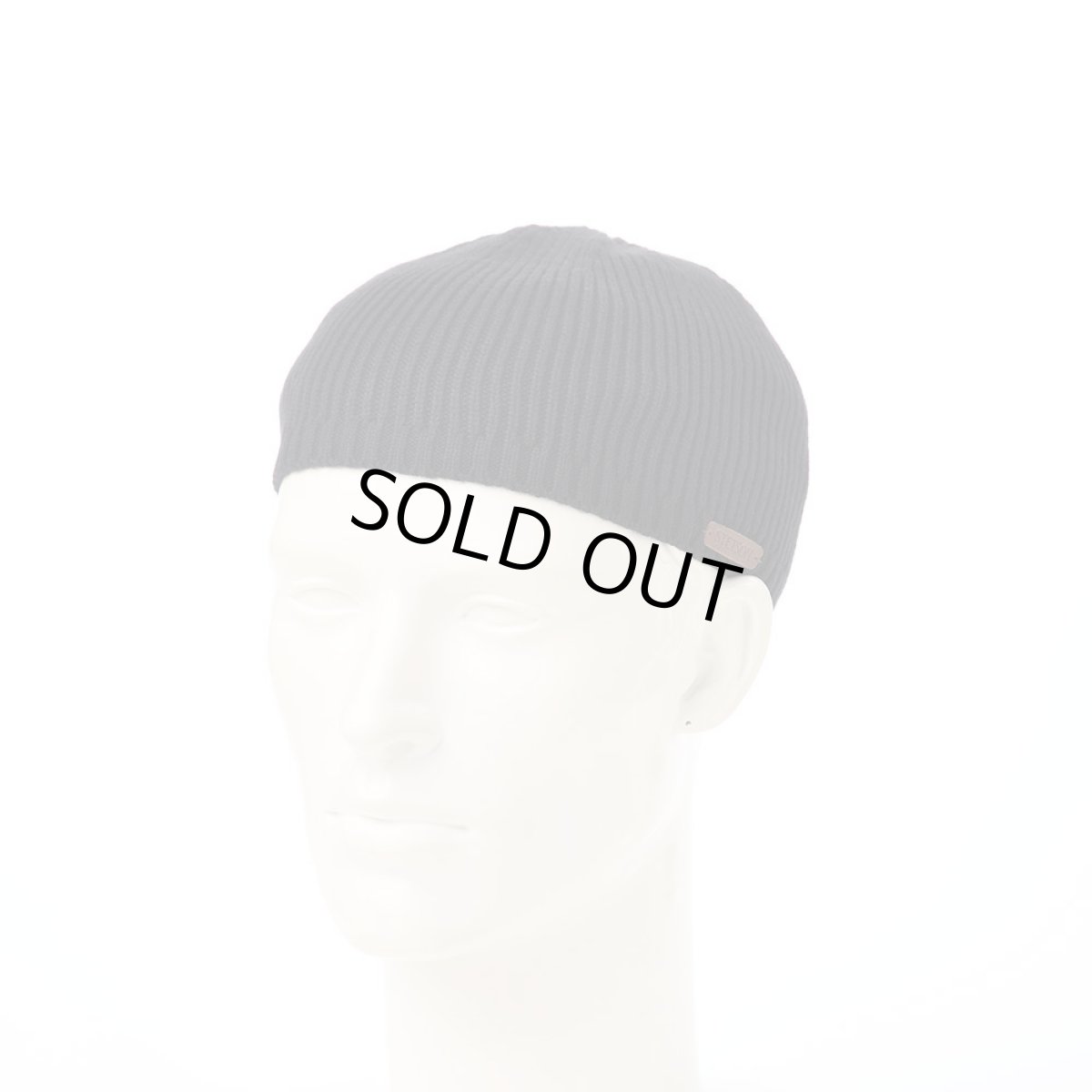 画像1: CASHMERE COTTON KNIT WATCH（カシミア コットン ニットワッチ） SE838 ブラック (1)