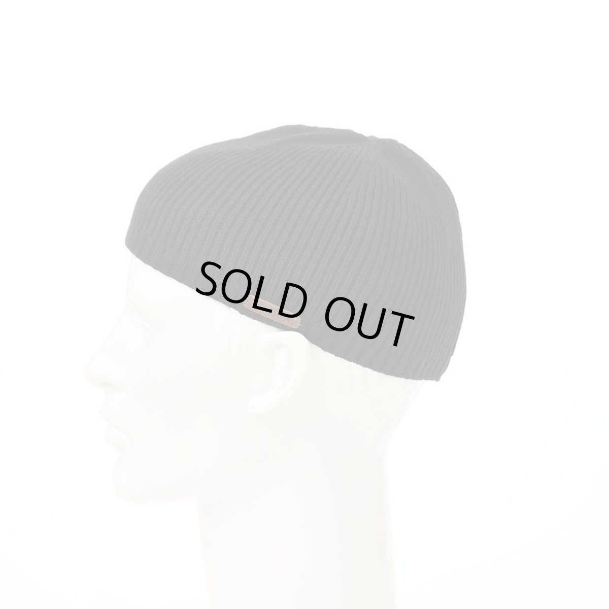 画像2: CASHMERE COTTON KNIT WATCH（カシミア コットン ニットワッチ） SE838 ブラック (2)