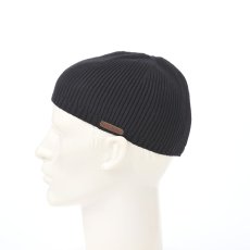 画像2: CASHMERE COTTON KNIT WATCH（カシミア コットン ニットワッチ） SE838 ブラック (2)