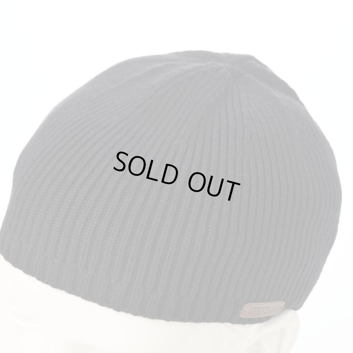 画像3: CASHMERE COTTON KNIT WATCH（カシミア コットン ニットワッチ） SE838 ブラック (3)