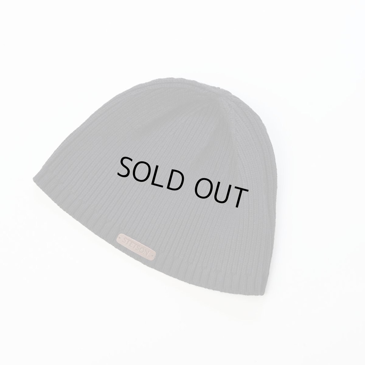 画像4: CASHMERE COTTON KNIT WATCH（カシミア コットン ニットワッチ） SE838 ブラック (4)