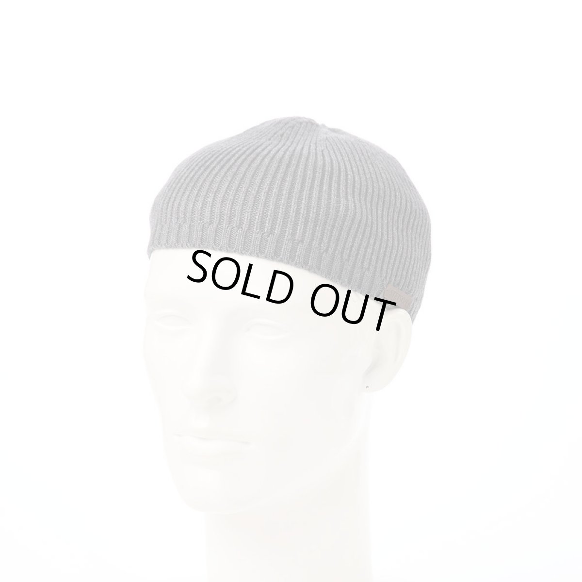 画像1: CASHMERE COTTON KNIT WATCH（カシミア コットン ニットワッチ） SE838 チャコール (1)