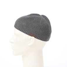 画像2: CASHMERE COTTON KNIT WATCH（カシミア コットン ニットワッチ） SE838 チャコール (2)