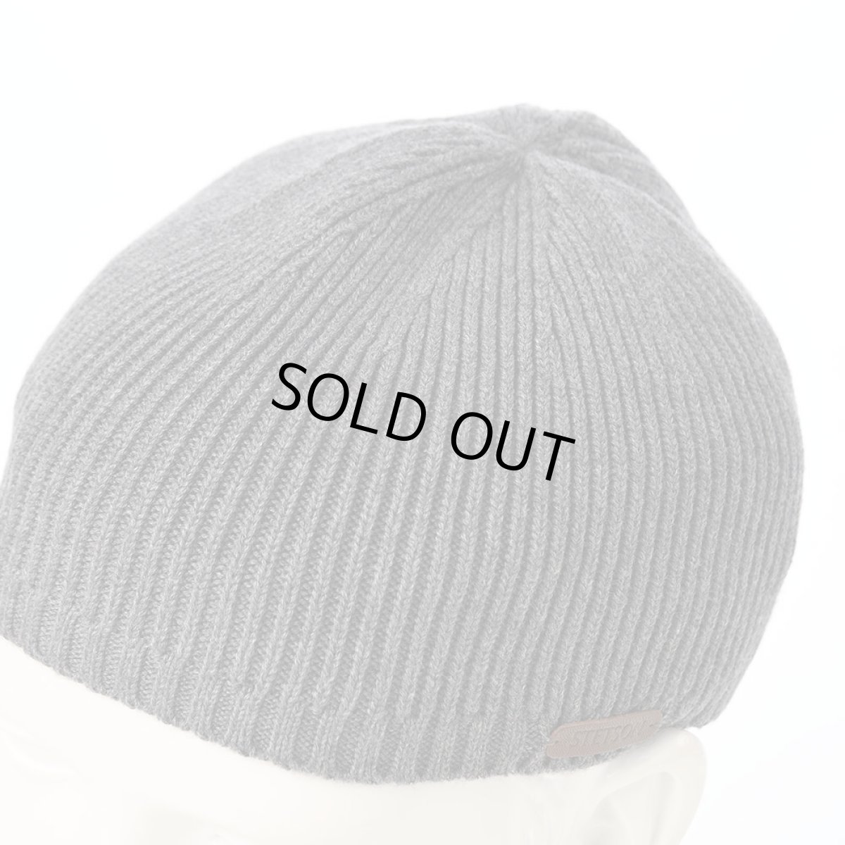 画像3: CASHMERE COTTON KNIT WATCH（カシミア コットン ニットワッチ） SE838 チャコール (3)