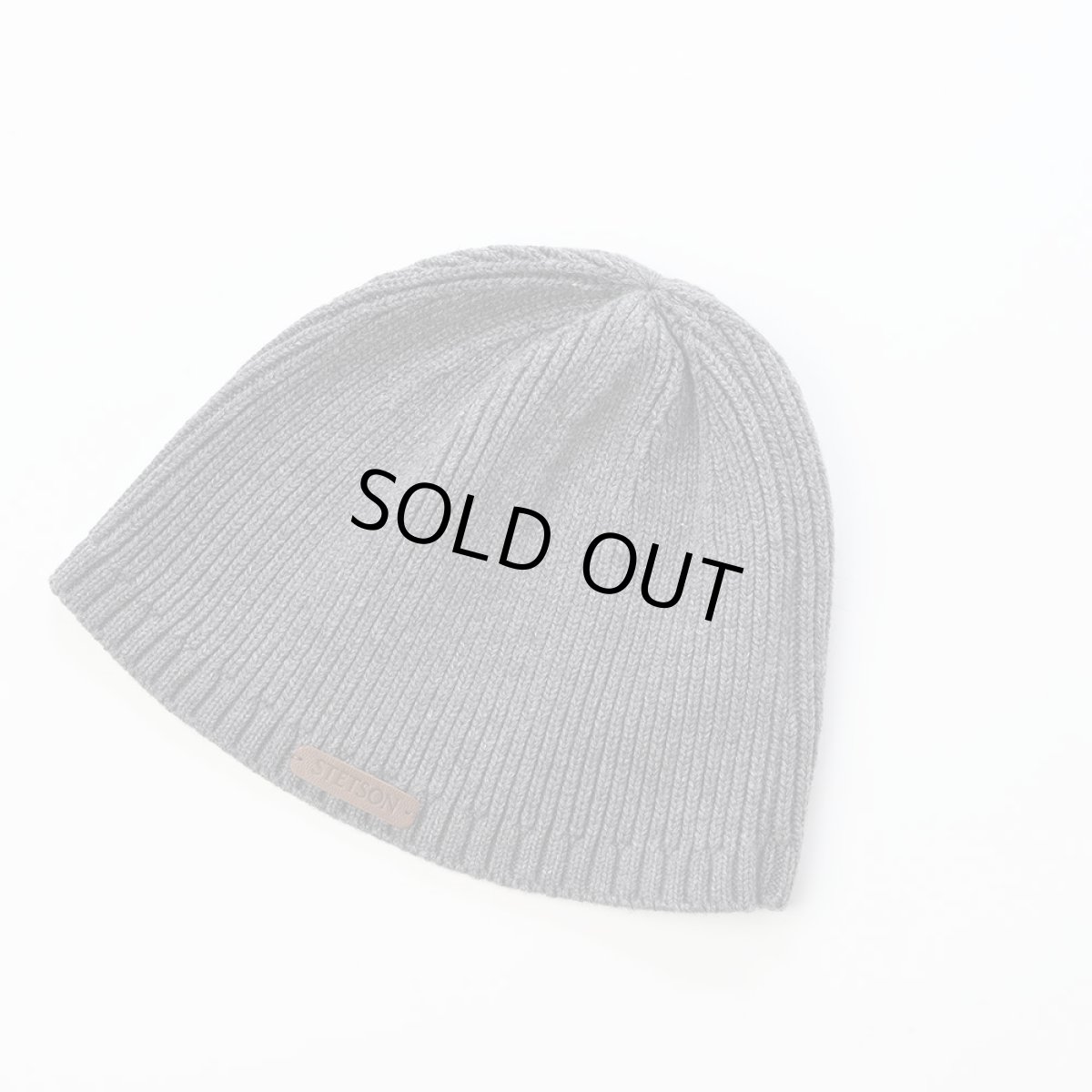 画像4: CASHMERE COTTON KNIT WATCH（カシミア コットン ニットワッチ） SE838 チャコール (4)