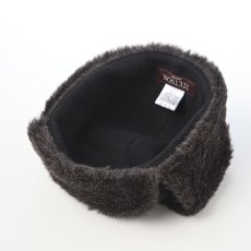 画像5: LAMB LEATHER FLIGHT CAP(ラムレザー フライトキャップ) SE840 ダークブラウン (5)
