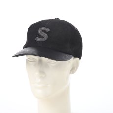 画像5: ONE TONE LEATHER CAP（ワントーン レザー キャップ） SE844 ブラック (5)