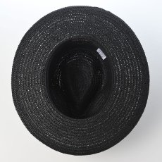 画像5: VINTAGE PAPER BRAID HAT（ヴィンテージ ペーパーブレード ハット） SE851 ブラック (5)