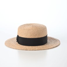 画像3: RAFFIA BRAID KANKAN HAT（ラフィアブレード カンカンハット） SE852 ベージュ (3)
