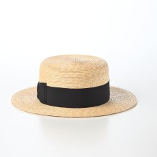 画像3: STRAW BRAID KANKAN HAT（ストローブレード カンカンハット） SE853 ベージュ (3)