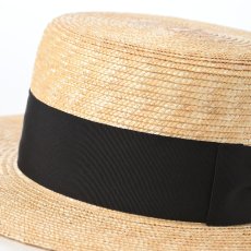 画像4: STRAW BRAID KANKAN HAT（ストローブレード カンカンハット） SE853 ベージュ (4)