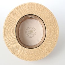 画像5: STRAW BRAID KANKAN HAT（ストローブレード カンカンハット） SE853 ベージュ (5)