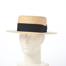 画像6: STRAW BRAID KANKAN HAT（ストローブレード カンカンハット） SE853 ベージュ (6)