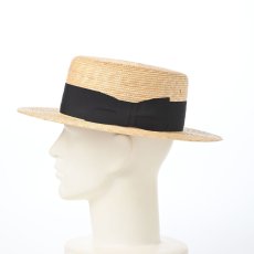 画像7: STRAW BRAID KANKAN HAT（ストローブレード カンカンハット） SE853 ベージュ (7)