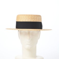 画像8: STRAW BRAID KANKAN HAT（ストローブレード カンカンハット） SE853 ベージュ (8)