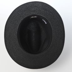 画像5: PAPER BRAID HAT（ペーパーブレード ハット） SE855 ブラック (5)